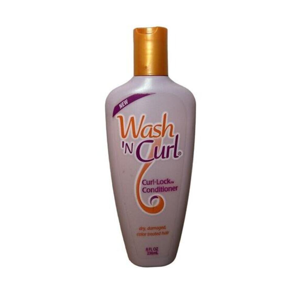 NEW Wash‎ N Curl Curl-Lock Conditioner by Nutra Care 8oz Bottle Color Treated